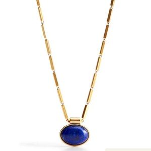 Vera Bradley Statement Lapis Stone Necklace NWT